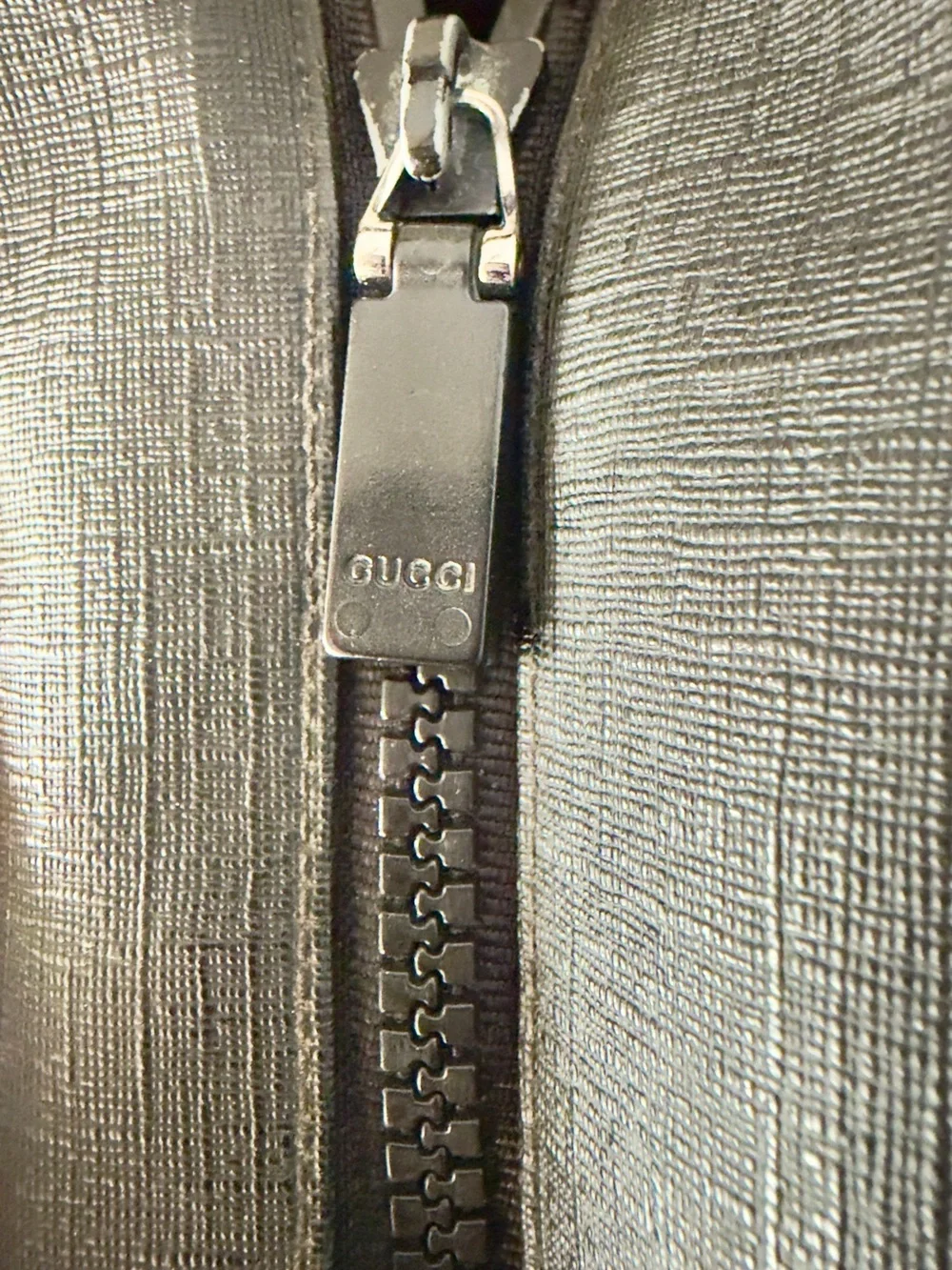 Vintage Gucci Black Canvas Tote 2way Bag